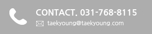 contact, 031-768-8115, 이메일주소는 taekyoung@taekyoung.com